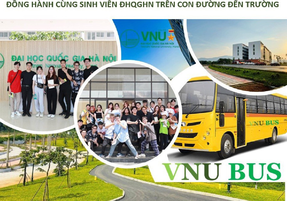 SINH VIÊN ĐHQGHN và BUS ĐẾN HOÀ LẠC