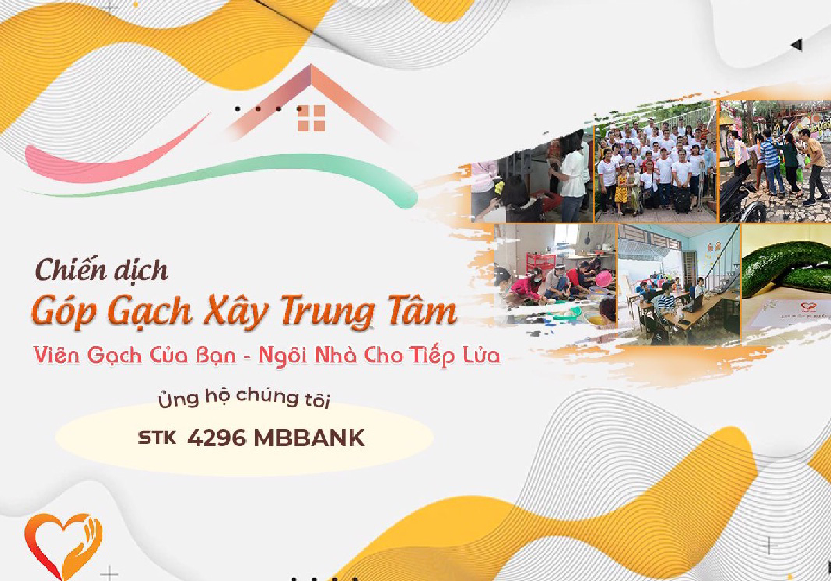 Góp gạch xây trung tâm đào tạo nghề cho người khuyết tật