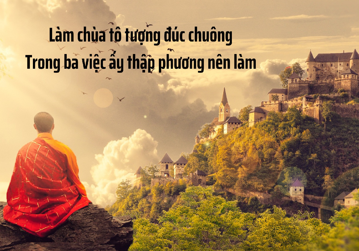 Công Đức Xây Dựng Tam Bảo Chùa Bụt Mọc - Quỳnh Phụ - Thái Bình