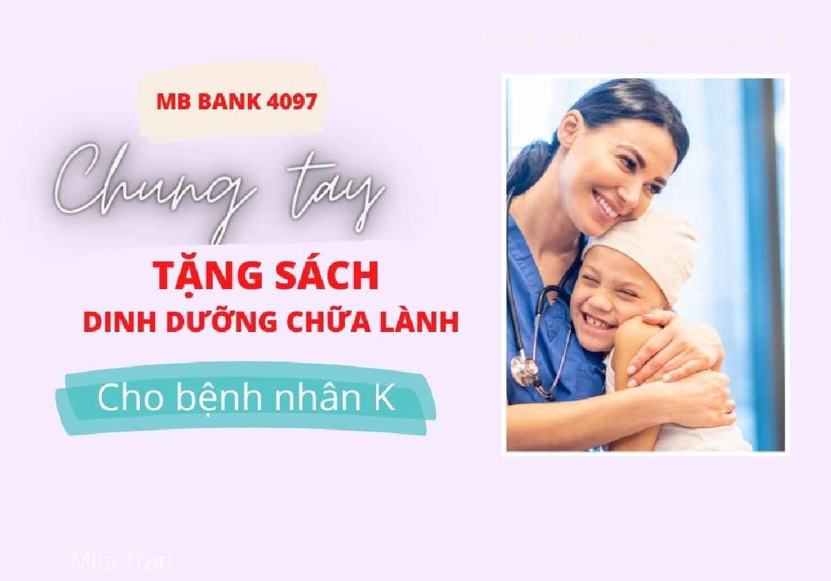 Chung tay tặng 100 cuốn sách chữa lành cho bệnh nhân ung thư