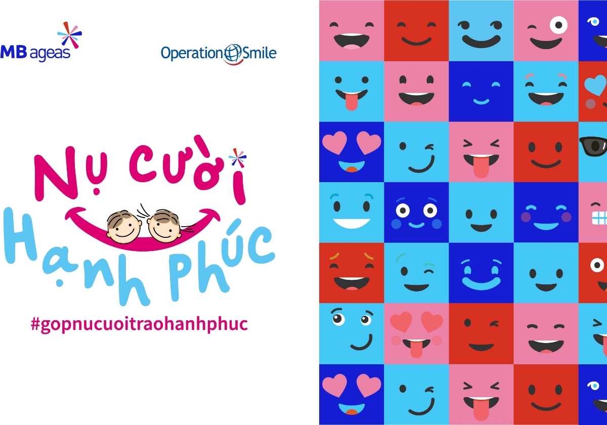 Cùng MB Ageas Life góp "Nụ Cười Hạnh Phúc" cho trẻ em bị dị tật hở môi, hàm ếch