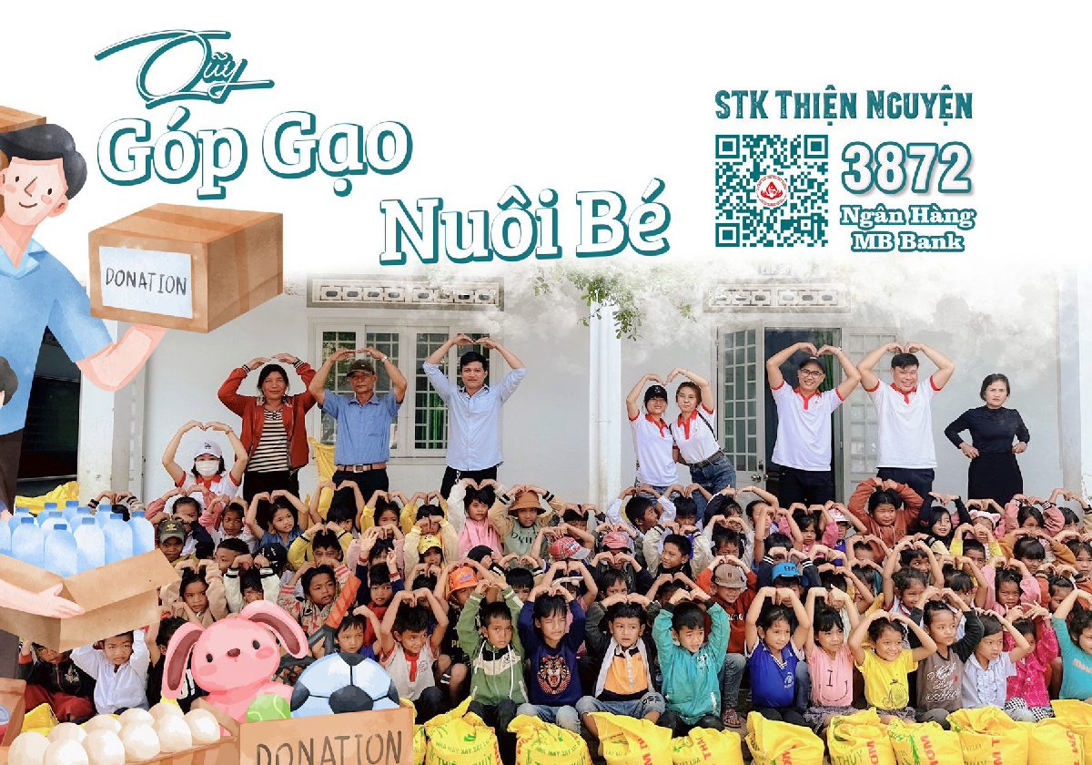 Góp gạo nuôi bé - vùng cao - Tây Nguyên