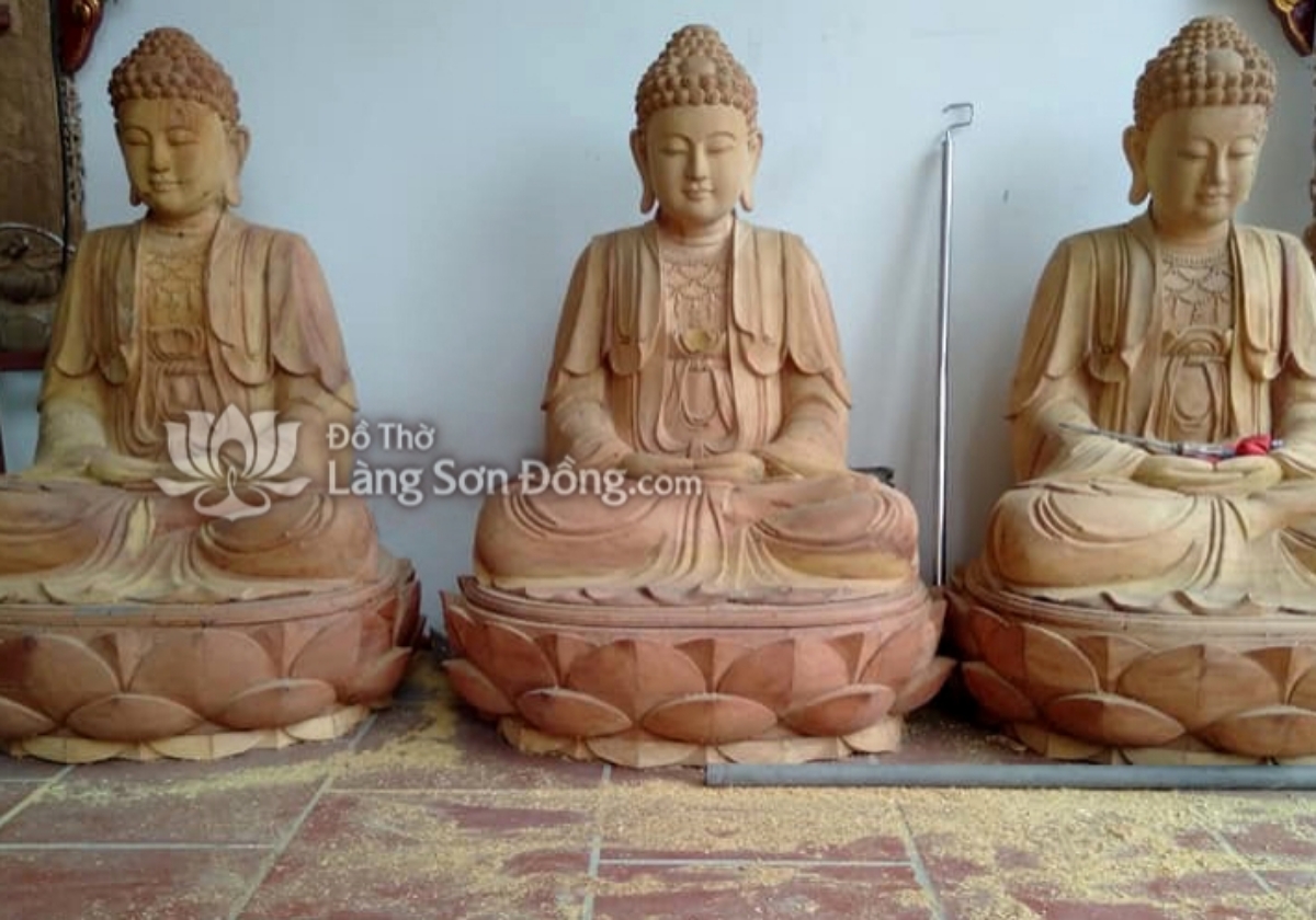 ?tạo tượng chính điện tam bảo chùa Khánh Long?