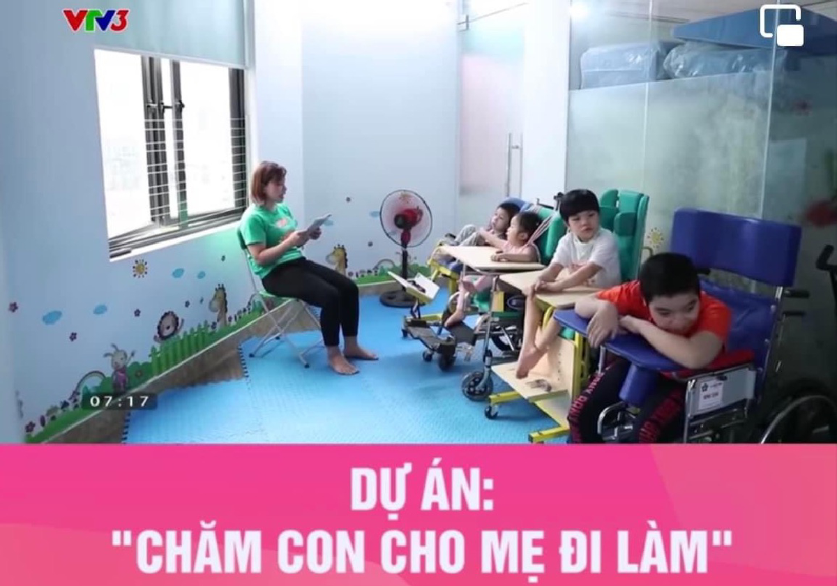 ỦNG HỘ LỚP CHĂM SÓC TRẺ BẠI NÃO