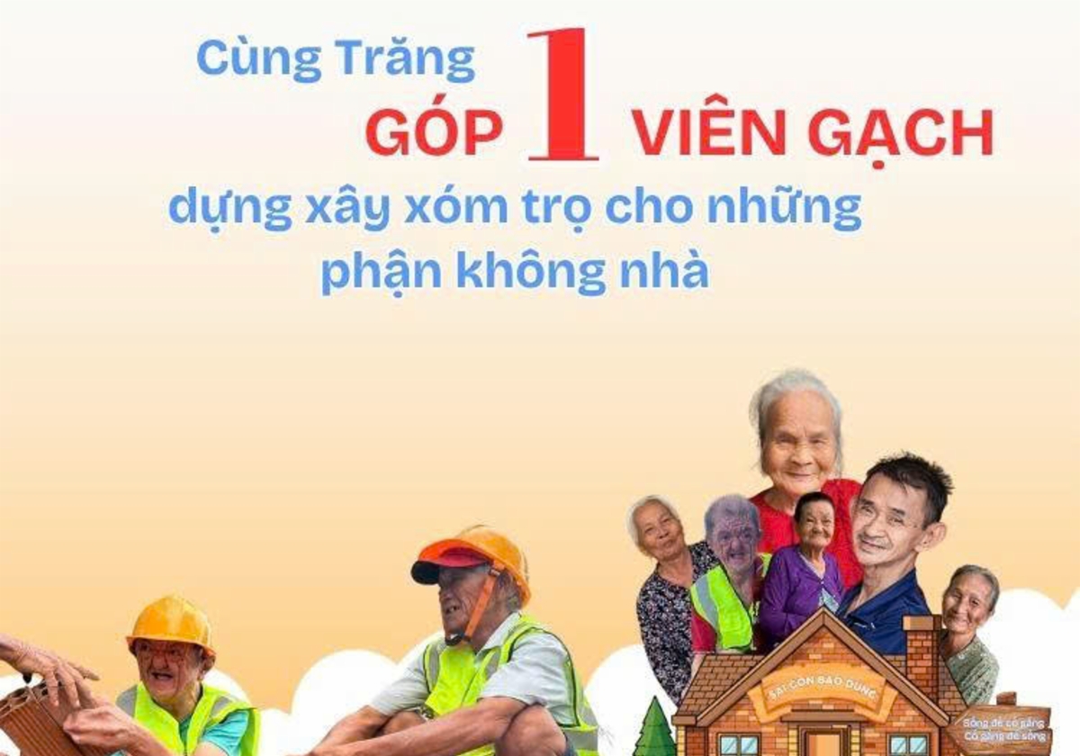Góp 1 viên gạch cùng Trăng dựng lên xóm trọ cho những phận không nhà