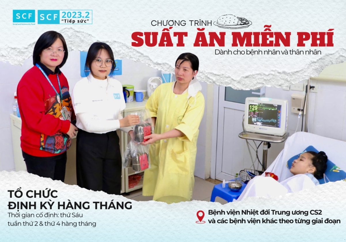 Chương trình Suất ăn miễn phí định kỳ - Hỗ trợ bệnh nhân tại Hà Nội (Năm 2025)