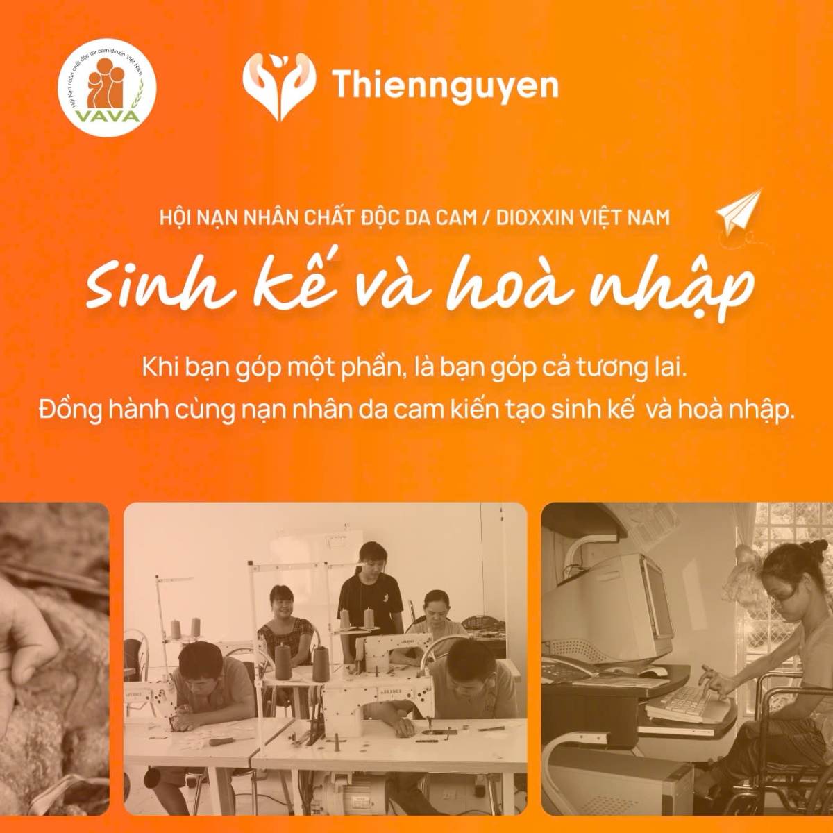 Hỗ trợ những người kém may mắn có cơ hội sinh kế và hoà nhập