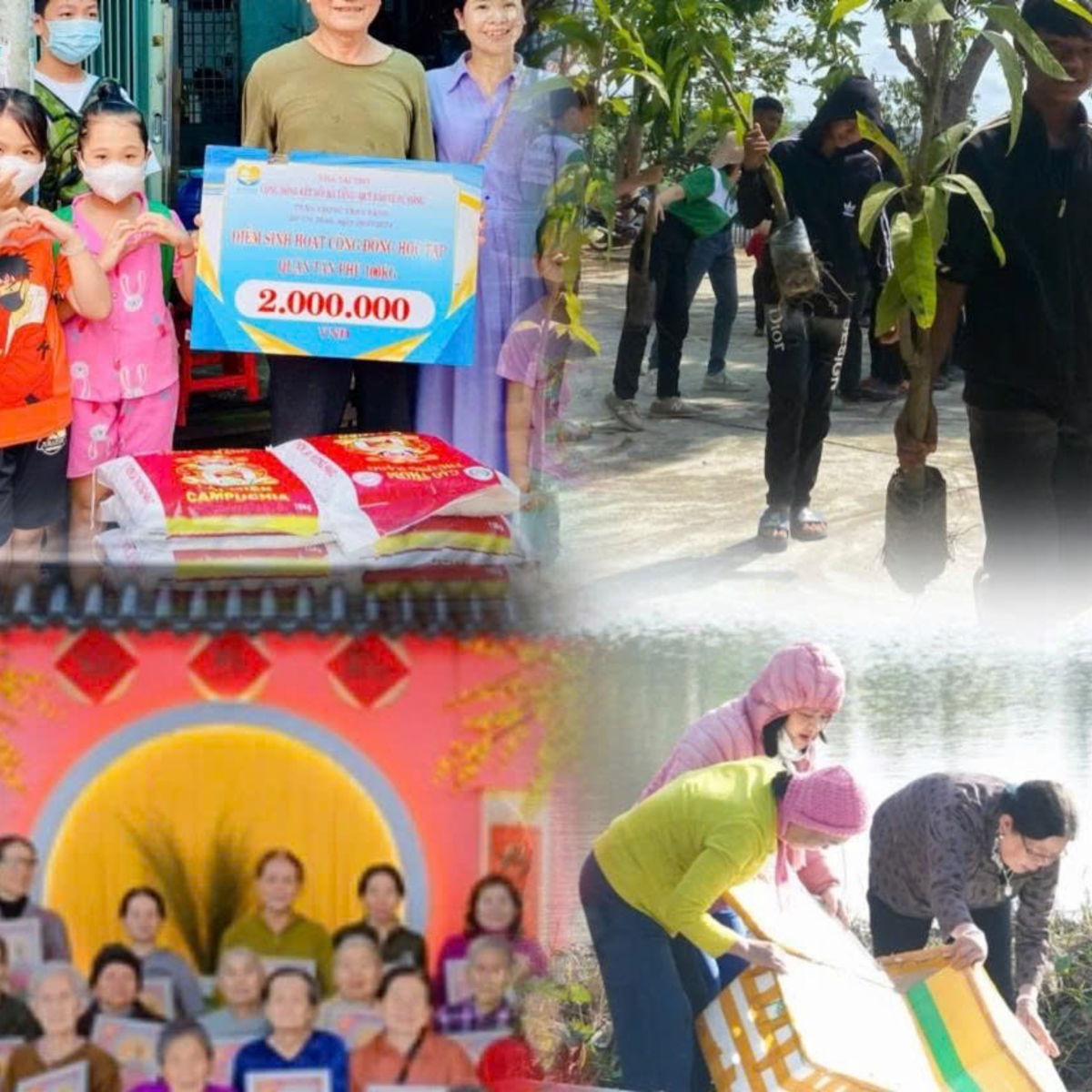 Dự án bảo vệ sự sống 2025 lần 2 ( phóng sinh, trồng cây, bảo trợ con người)