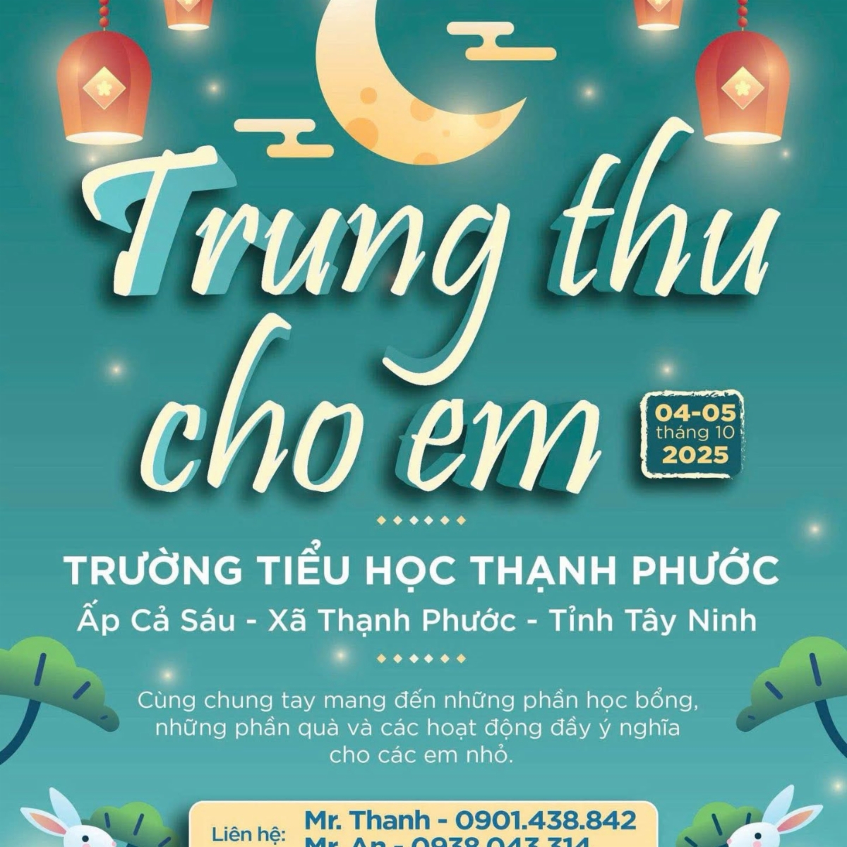 Chương Trình Trung Thu Cho Em 2025
